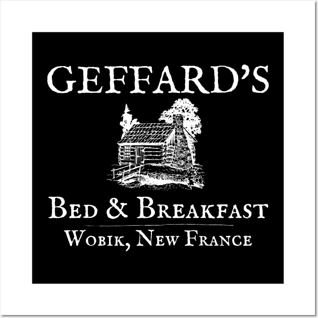 Geffard's Bed and Breakfast Wobik New France Wall Art by MalibuSun